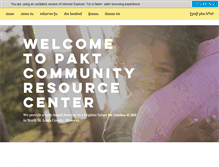 Tablet Screenshot of paktcenter.org